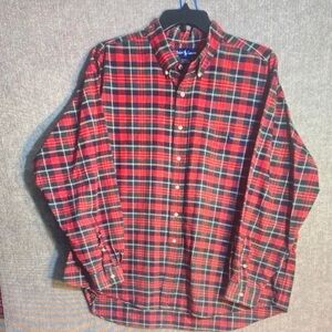 Polo Ralph Lauren Red Plaid Button Down Shirt